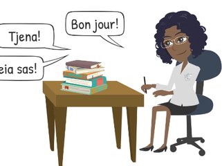 Screenshot aus dem Erklärvideo zu Psycholinguistik